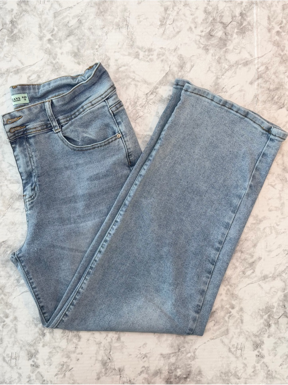 Sky Jeans Light Blue Women's High-Rise Straight Jeans